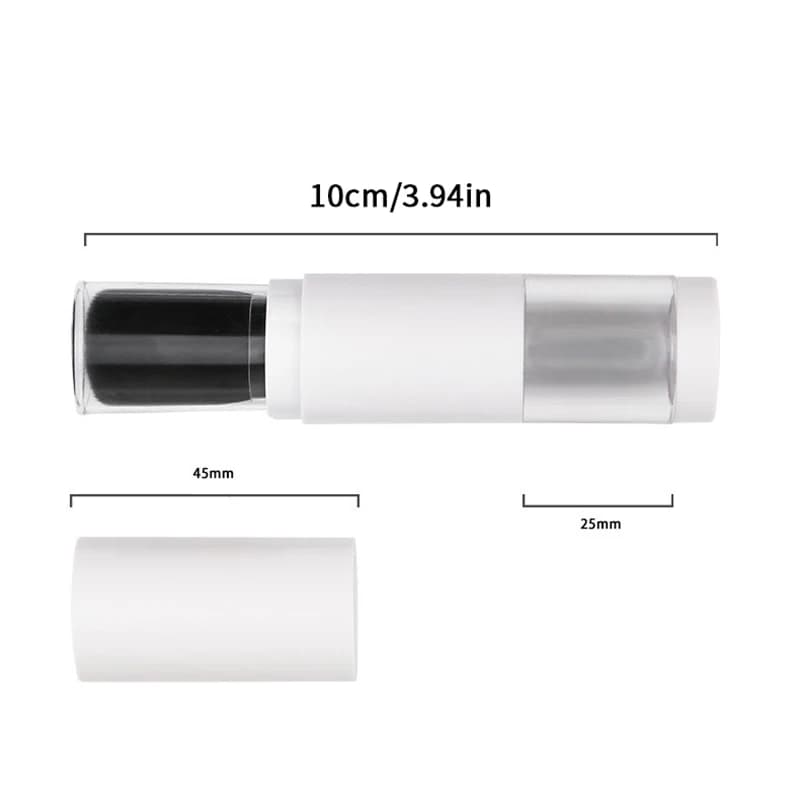 Flacone Ricaricabile per Polvere Libera, Strumenti di Bellezza, Pennello Multifunzione 2 in 1 per Fondotinta e Blush, Vuoto da Viaggio
