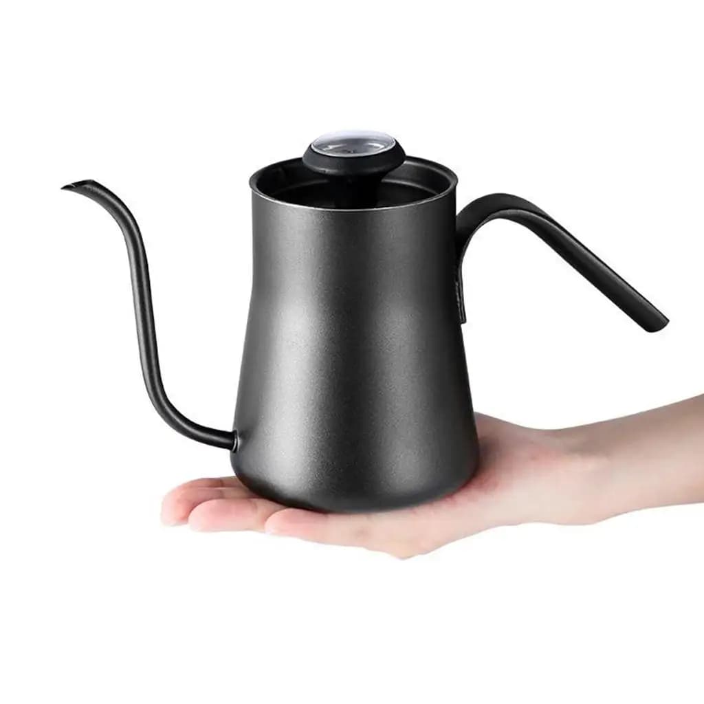 Amleso 400 ml kettle with thermometer Swan neck coffee maker