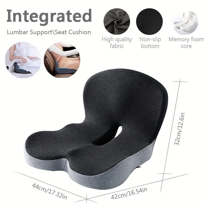 Cuscino per seggiolino auto in Memory Foam supporto lombare per VW Volkswagen Golf 7 MK7 Tiguan MK2 Ateca Ibiza Skoda Octavia JETOUR Traveler