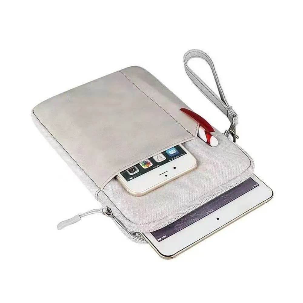 Anti Scratch Tablet Sleeve Bag Protective Cover Lightweight Portable Tablet Bags Dual Zipper Soft Material Tablet Pouch