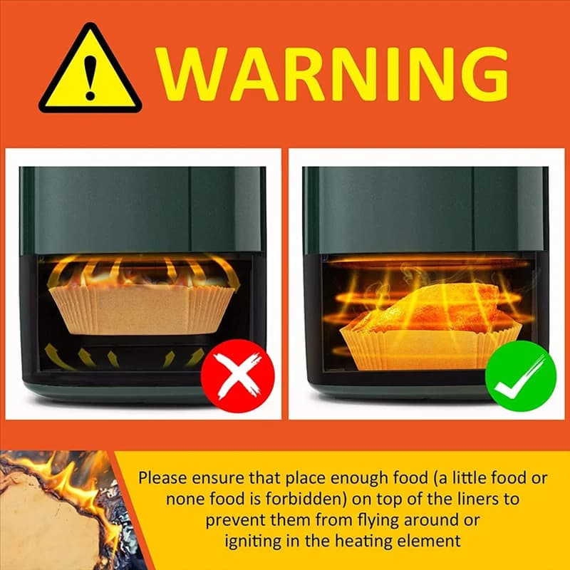Ninja Dual Air Frying Board, 200-piece Rectangular Air Frying Covers, Air Frying Accessories A62X
