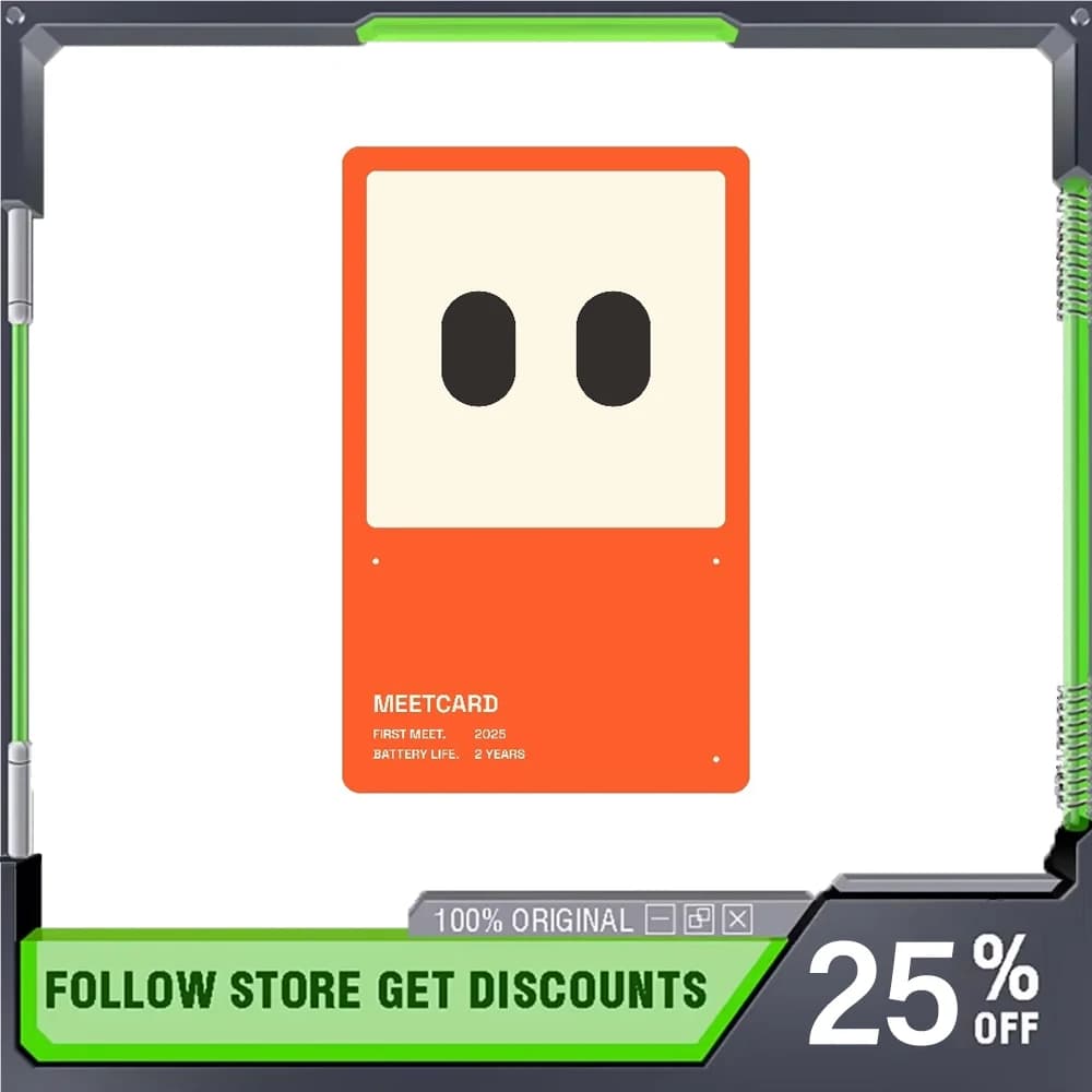 BitmoLab MeetCard IOS Smart Anti-Lost Tracker NFC Digital Business Card & Find Precision Location Tracke Long Battery Life