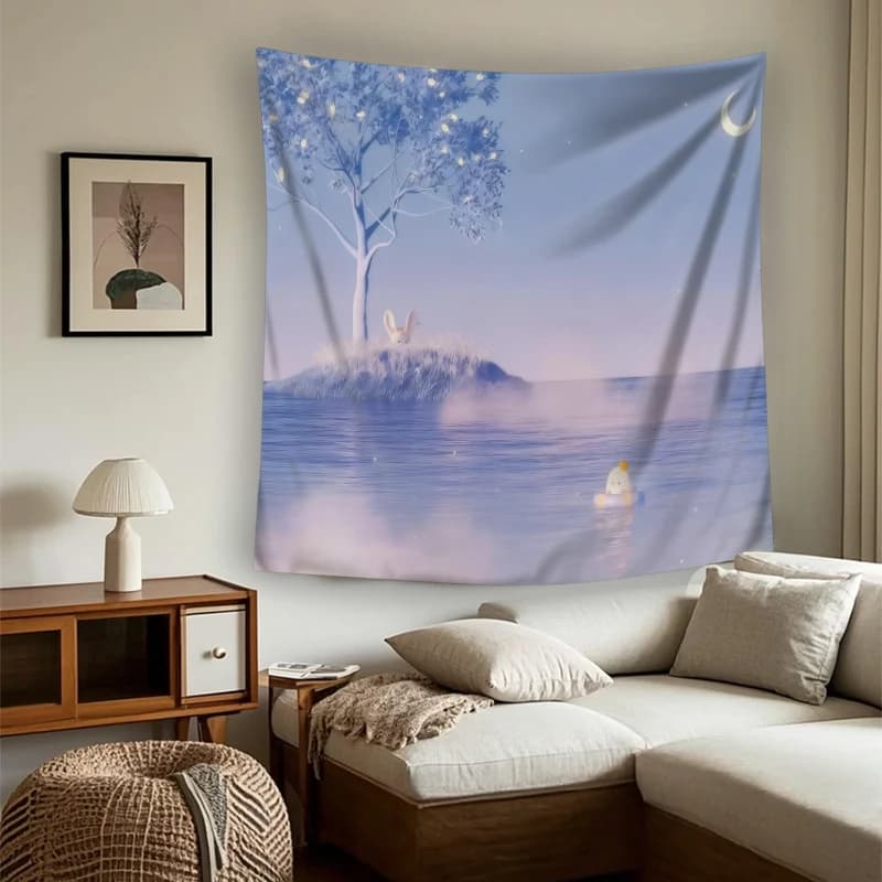 1PC Digital Print Tapestry Wall Hanging, Golden Luxury Curtains Drapes Elegant, Opulent Rich Classic Style Wall Decor