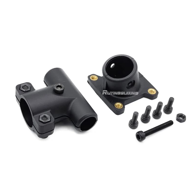 S500/S550 Quadcopter UAV T-type carbon fiber tripod accessories 16mm fixed seat landing trolley Tee