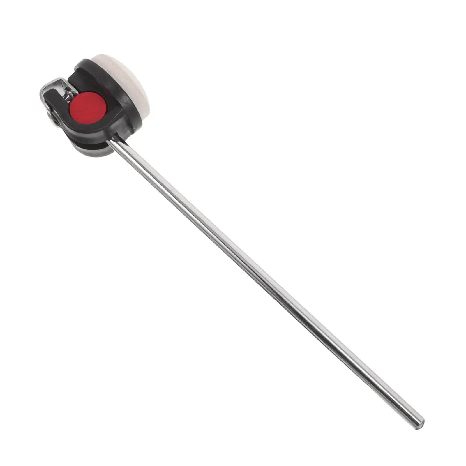 Battente per pedale a tamburo con testa in lega e feltro premium per batteria jazz, ricambio per pedale bass drum
