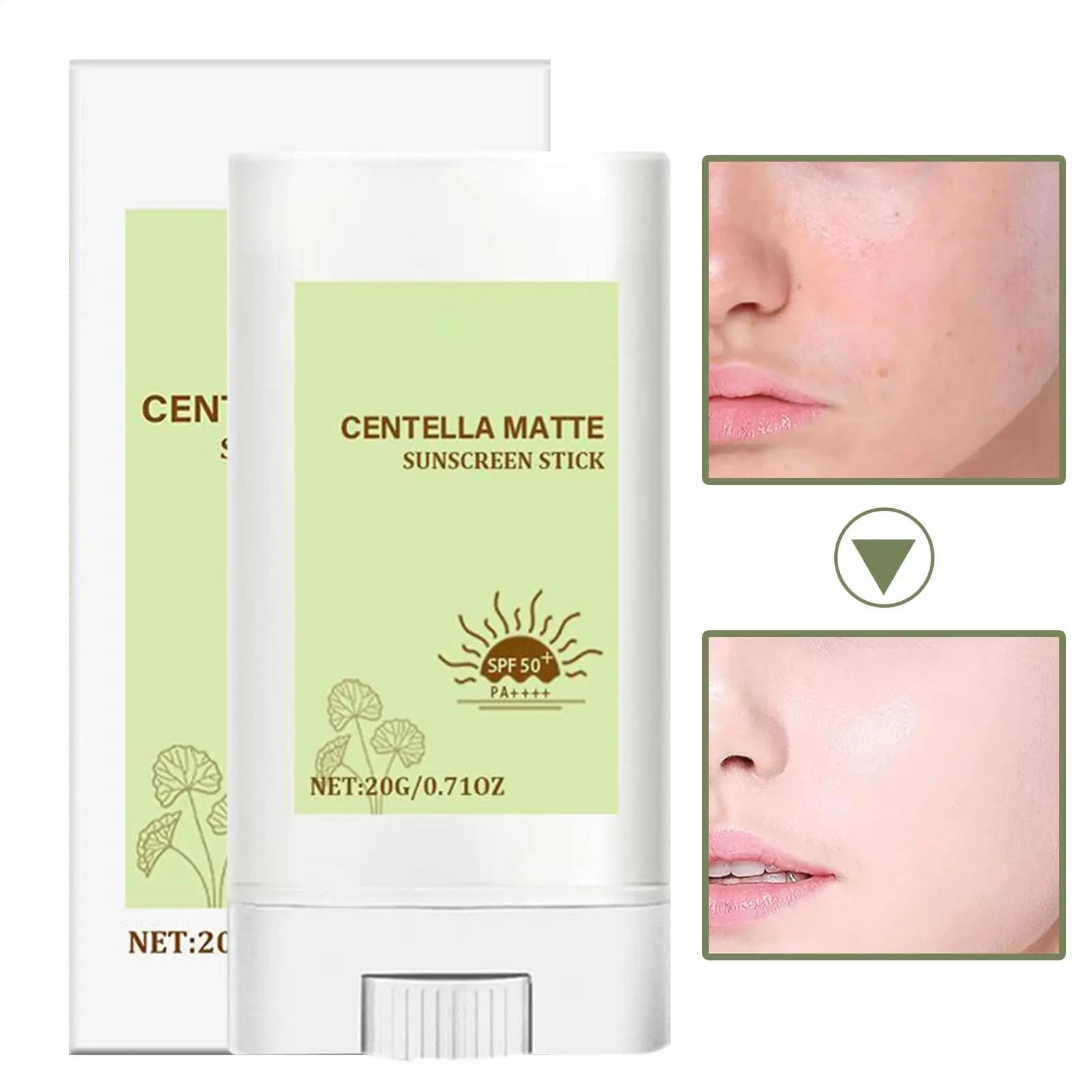Sunscreen Stick Spf50 Matte Non-greasy Sun Screen Moisturizing Protection Soothing Facial UV Protective Sunscreen Cream