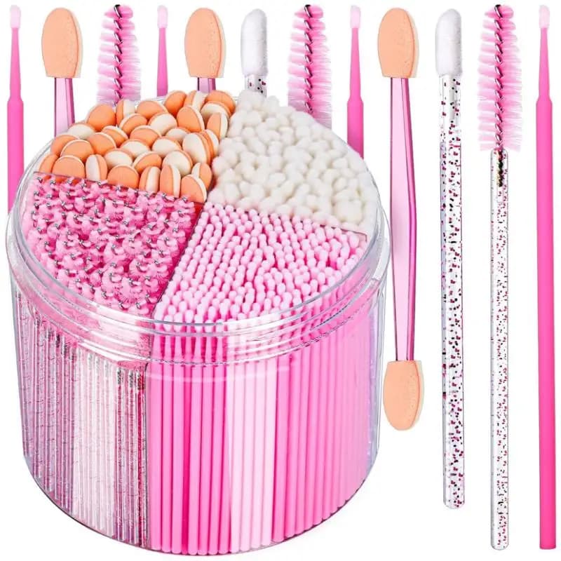 310 pezzi Kit per truccatori Essentials Applicatori per trucco usa e getta Bacchette Applicatori per labbra Micro tamponi usa e getta Ombretto