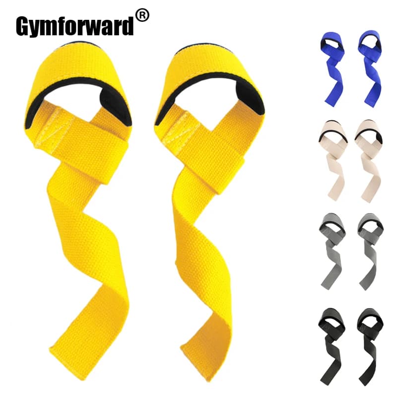 Bodybuilding Wrist Handle Wrist Strap Gym Workout Manubri weight lifting straps Fitness equipment Crossfit Training tool