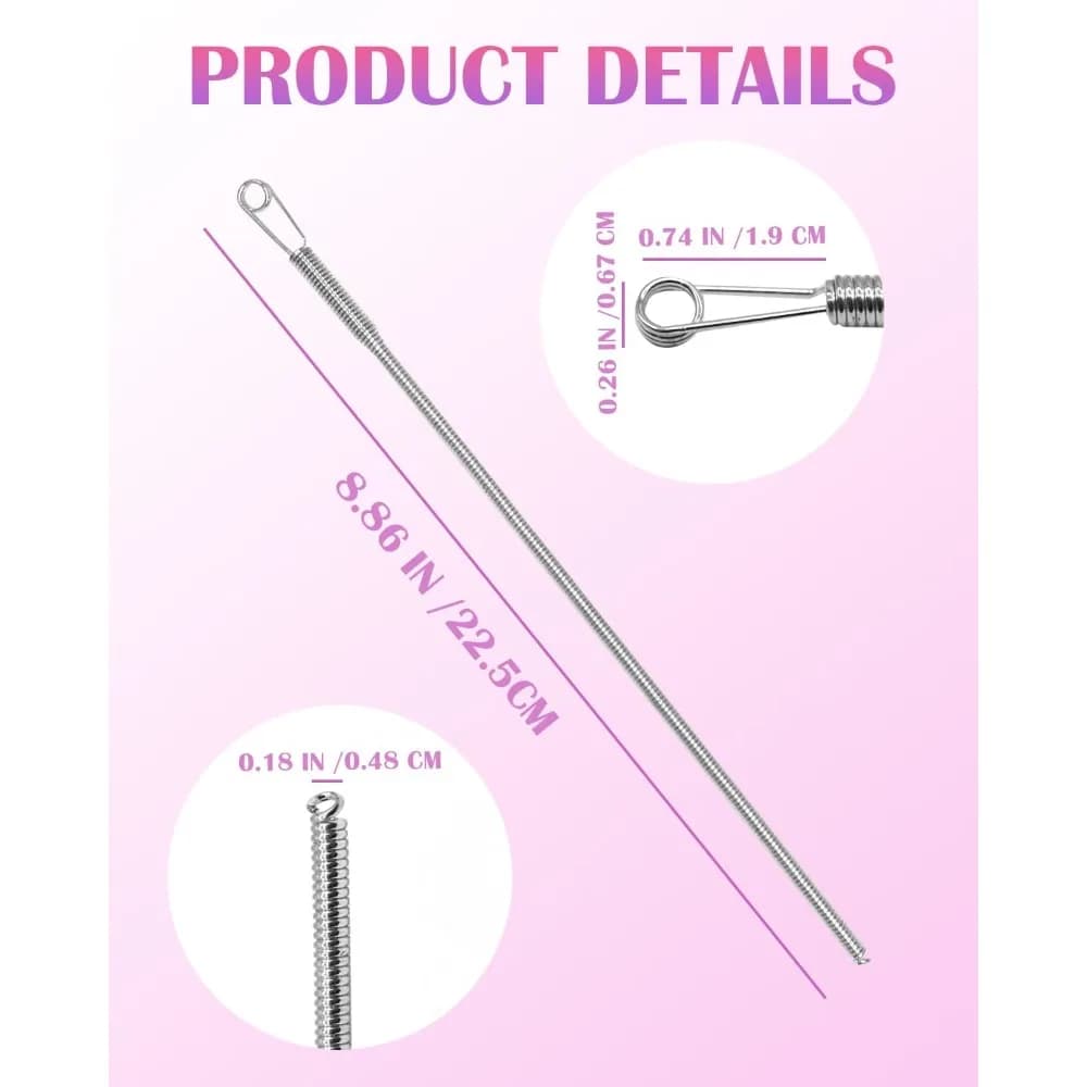 Hot Sale Spring Drawstring Threader 4Pcs Flexible Elastic Rope Threader Tool DIY Hoodie String Replacement Puller for Sweatpants Shorts Jackets Coat Must Have