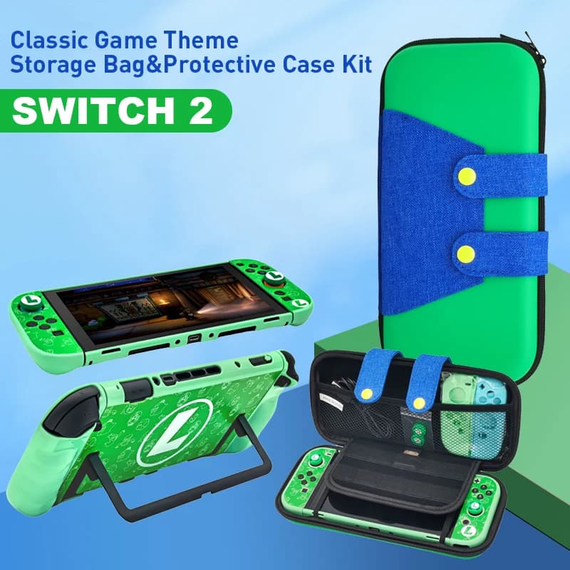 For NS Switch 2 Case Shell Cover Skin Luig Style Portable Hard Protective Storage Bag For NS Switch 2 Game Accessories