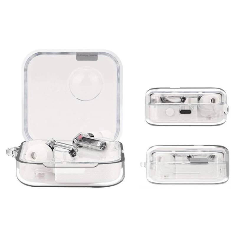 No Ear (1) Translucent Protective Case for Wireless Headset Protective Silicone Case for Waterproof Earphone Charger