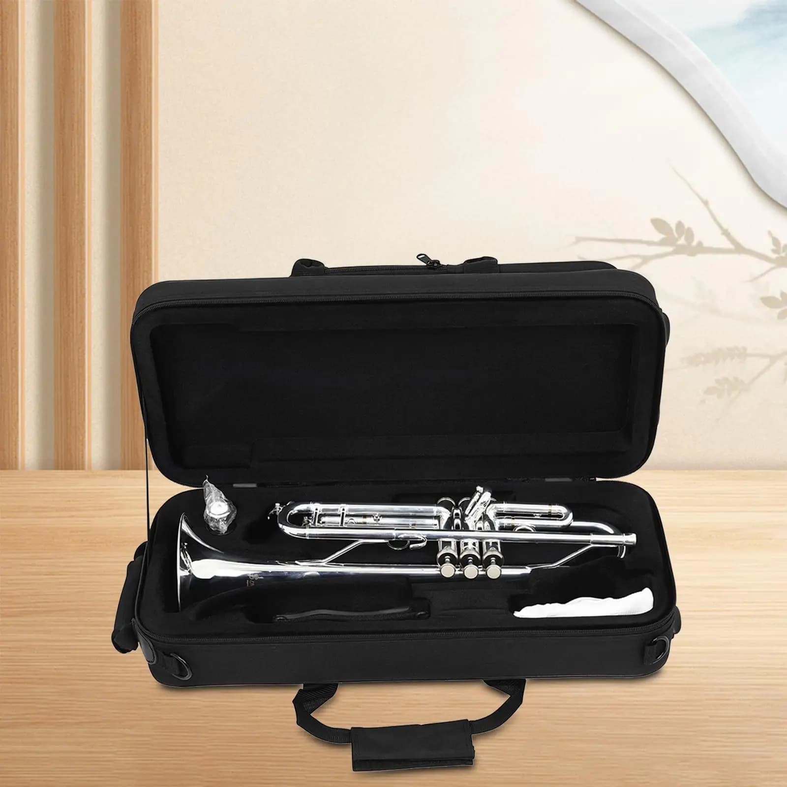 Borsa da concerto per tromba portatile con tracolla Zaino per tromba Borsa per strumenti musicali per concerti all'aperto Spettacoli Viaggi
