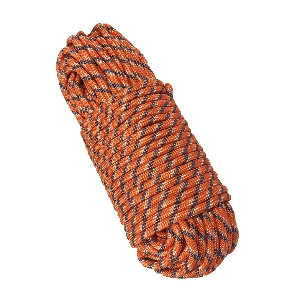 9mmRope, Outdoor Emergency Rope, 5m-100m, Wear-resistant, 9mm Diameter, High-Strength Hiking Accessory Tool