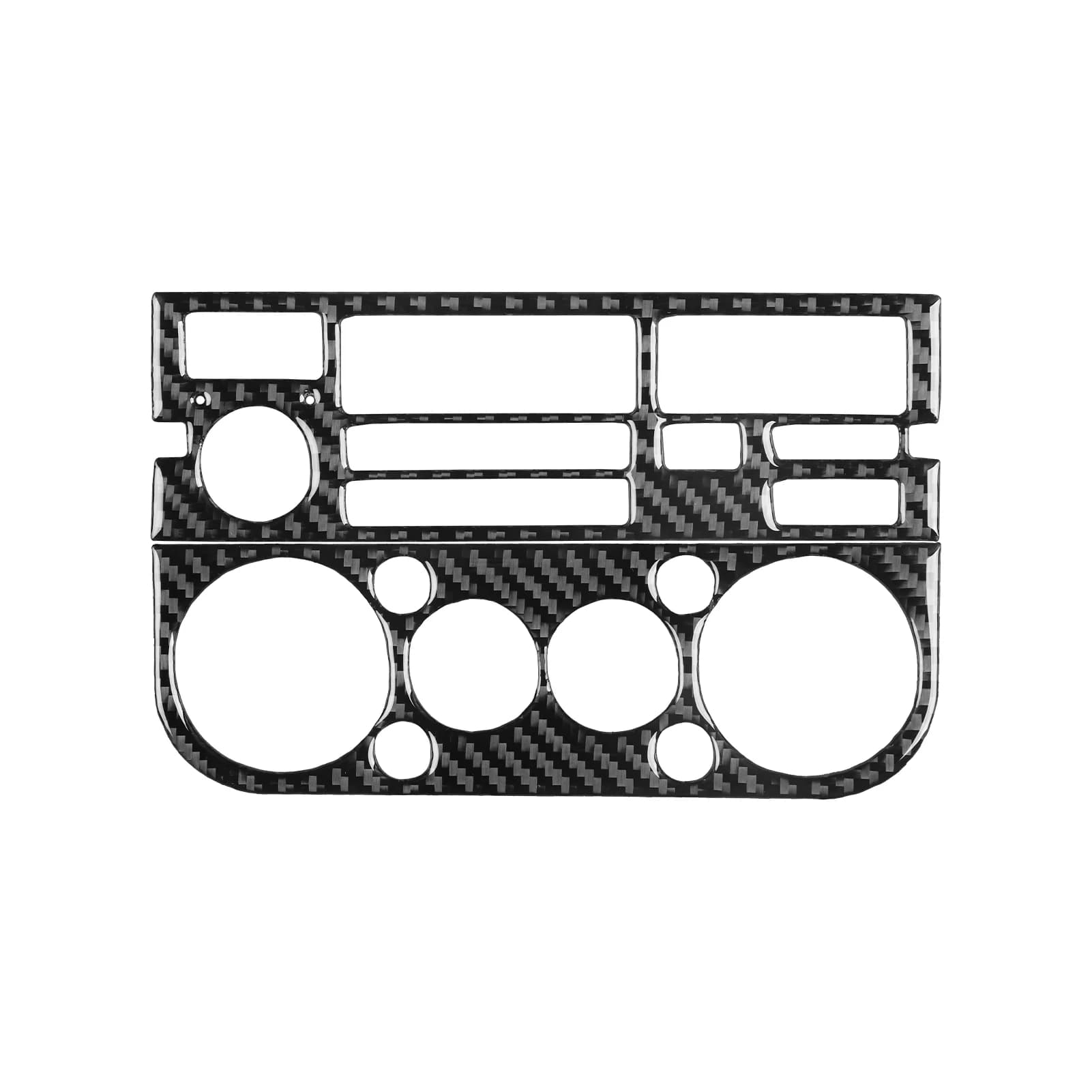 Per BMW Serie 3 E36 1994-1996 Fibra di carbonio Radio pannello di controllo aria condizionata Accessori interni auto Adesivi decorativi