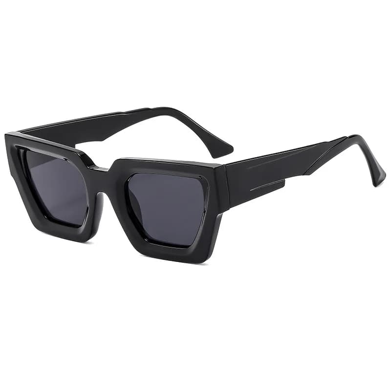 Cross-border new European and American thick-frame sunglasses trendy box foreign trade glasses personalized cross-border large-frame sunglasses women