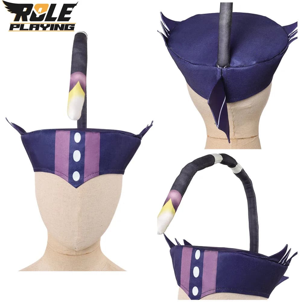 Bambini Childen Baxter Cappello Cosplay Gioco di ruolo Anime Hazzbin Hotel Travestimento Costume Vestito per ragazzi Vestito da festa di carnevale di Halloween