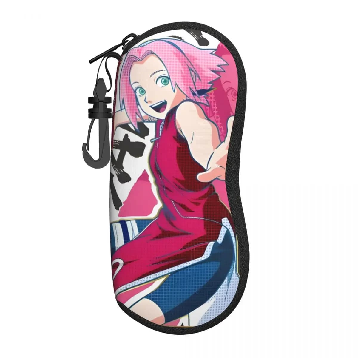 Custodie Protettive Personalizzate per Occhiali a Tema Manga S-Sakuraes H-Harunoes, Astucci per Occhiali da Sole Cool, Sacchetti per Occhiali Manga