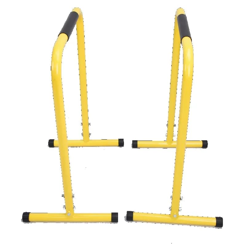 Self-supporting portable pull-up bars: steel immersion supports and parallel bars for domestic push-up workouts