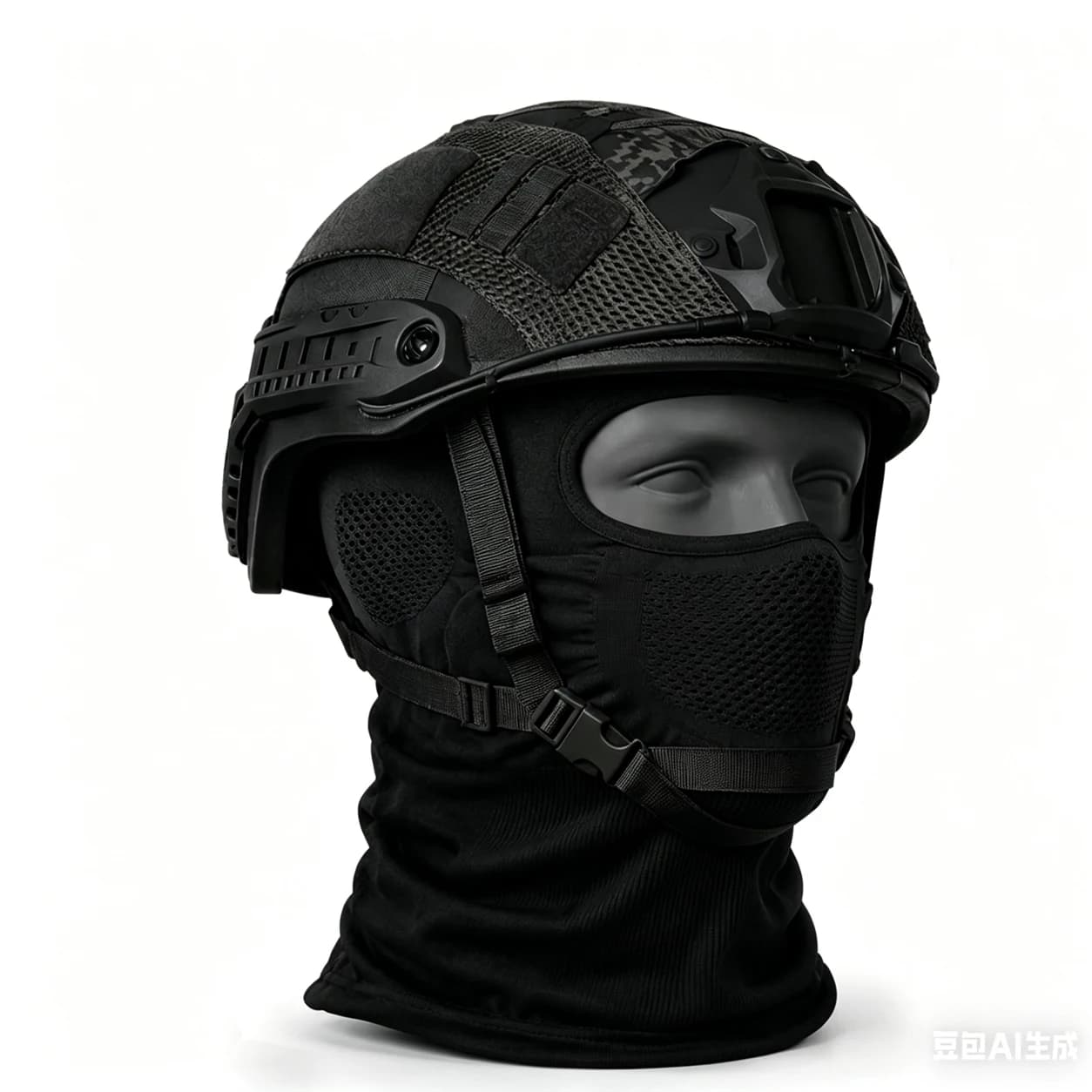 Tactical Helmet Set Airsoft Full Face Mask Steel Mesh Protection Combat Military Paintball Shooting Protective Gear Accessories