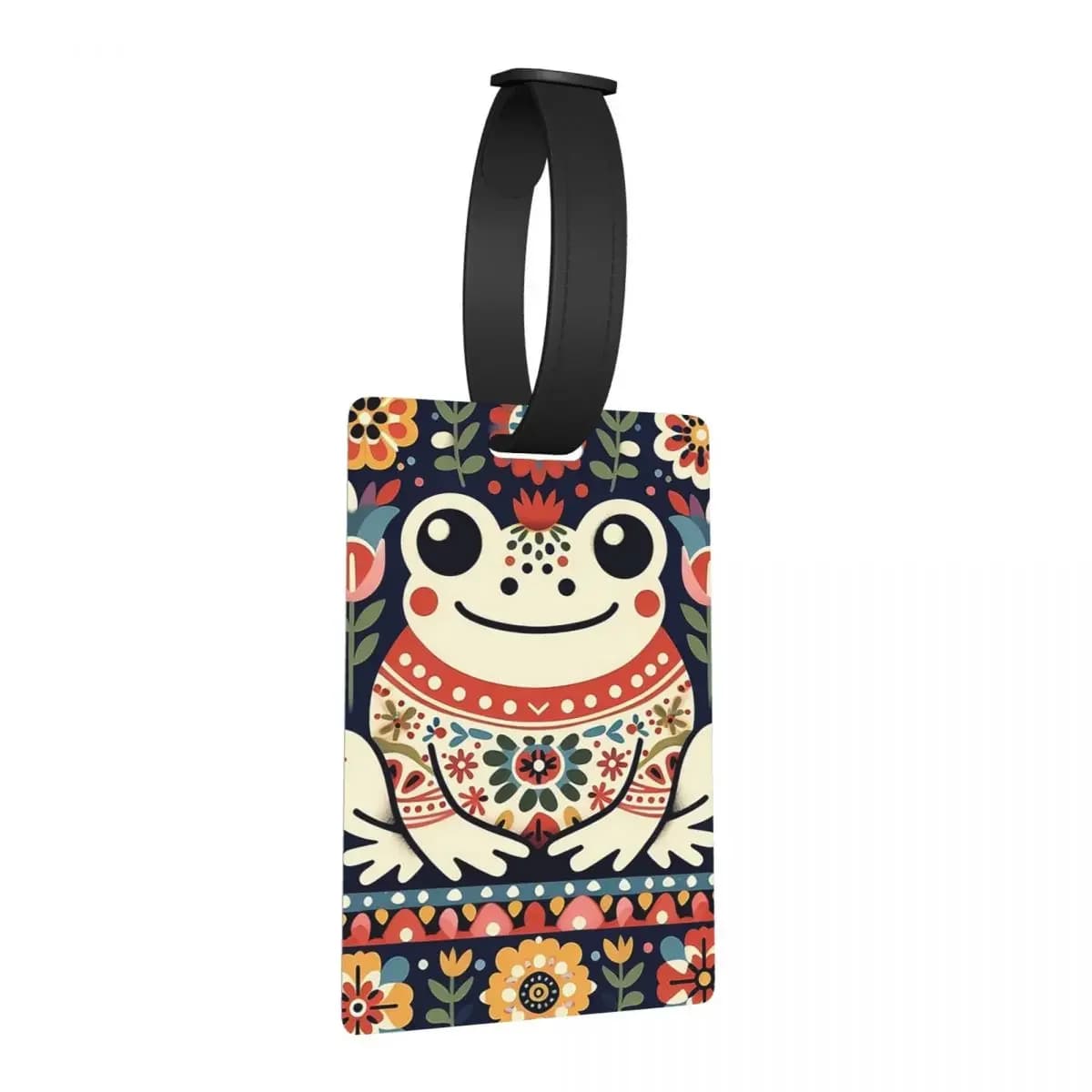 Simpatiche etichette per bagagli Stravaganti Rana King Accessori per valigie Moda da viaggio Etichetta per imbarco per bagagli Porta etichette ID Nome Indirizzo