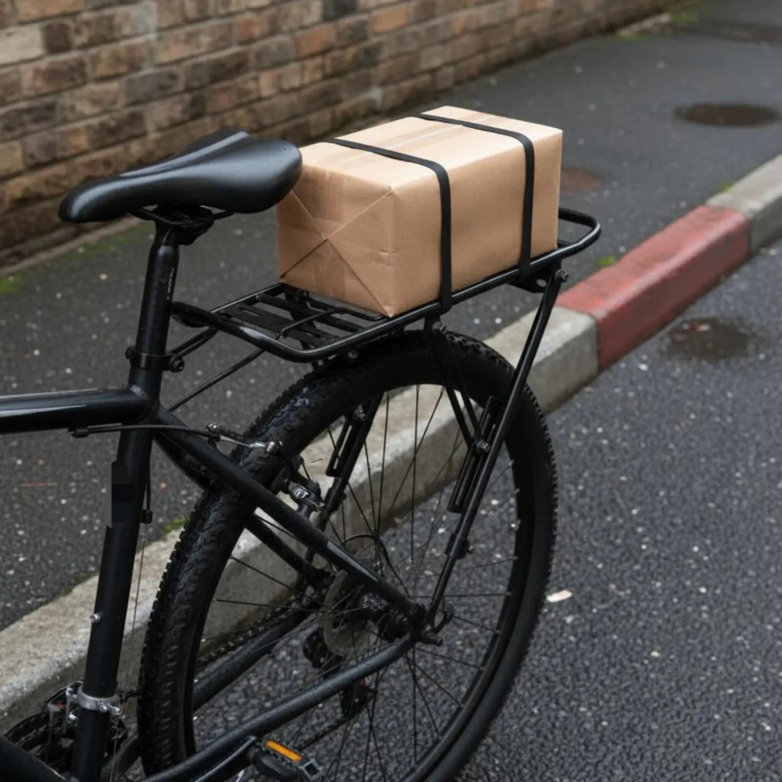 Portabici a Sgancio Rapido, Portabici Posteriore Regolabile, Portapacchi per Biciclette a Due Ruote, Attrezzatura Leggera per Ciclismo e Pendolarismo