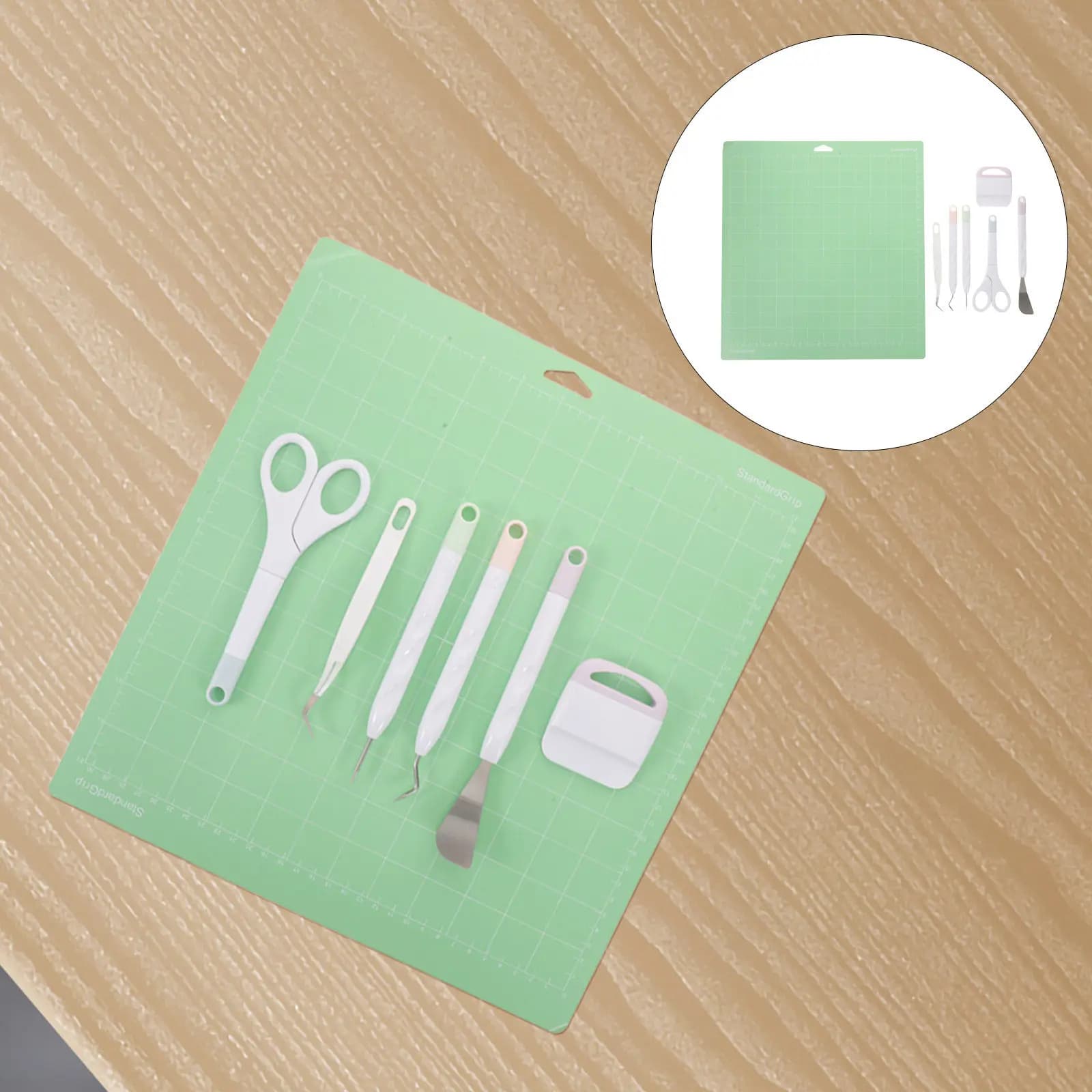 1Set Handicraft Scrapbook Kit Vinyl Weeding Tool Kit Ergonomic Weeding Hook Precision Paper Crafts Cutting Tools for DIY Vinyl