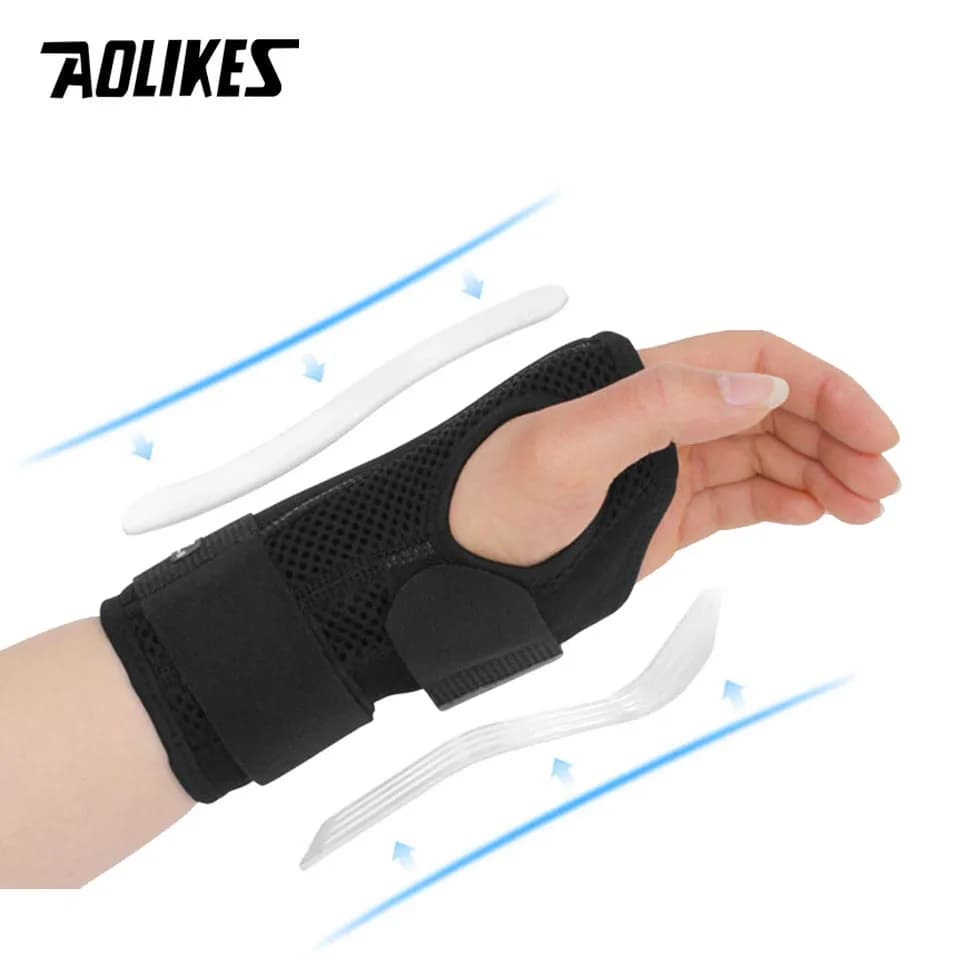AOLIKES 1 pz Carpel Tunnel supporto per il polso protezione per le mani ortopedia stecca da polso distorsione recupero tutore per il polso terapia per frattura