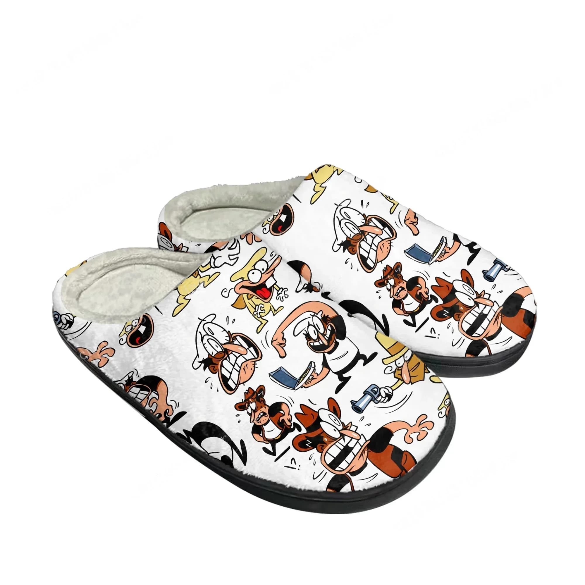 Pantofole in cotone Pizza Tower Home, calde, con personaggi dei cartoni animati, da uomo, donna e adolescente, in peluche, per camera da letto, casual, calde, su misura