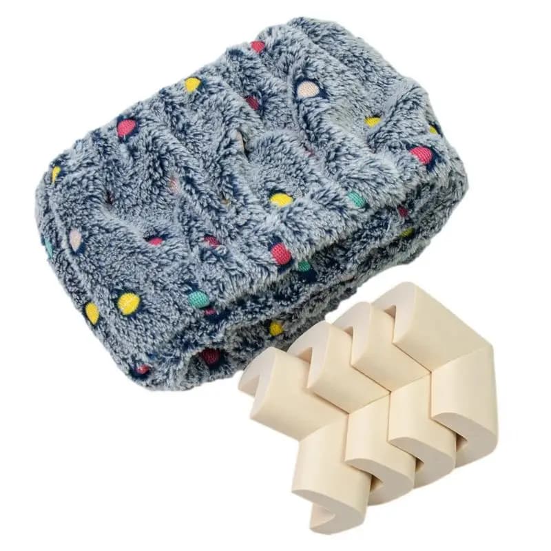 Gripper Strip Frame Cover Flannel Cover For Tufting Frame Embroidery Hoop Cover With 4 Foam Anti-Collision Corners For Knitting