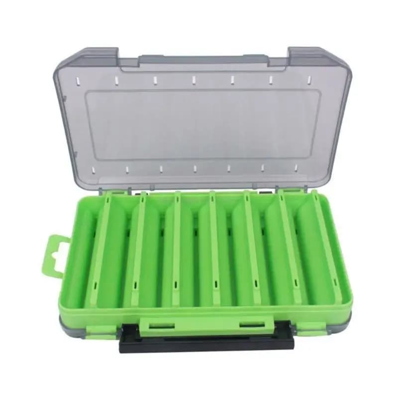 Box for equipment Multi compartment Double side Fishing baits Hooks Container Container Box for holders