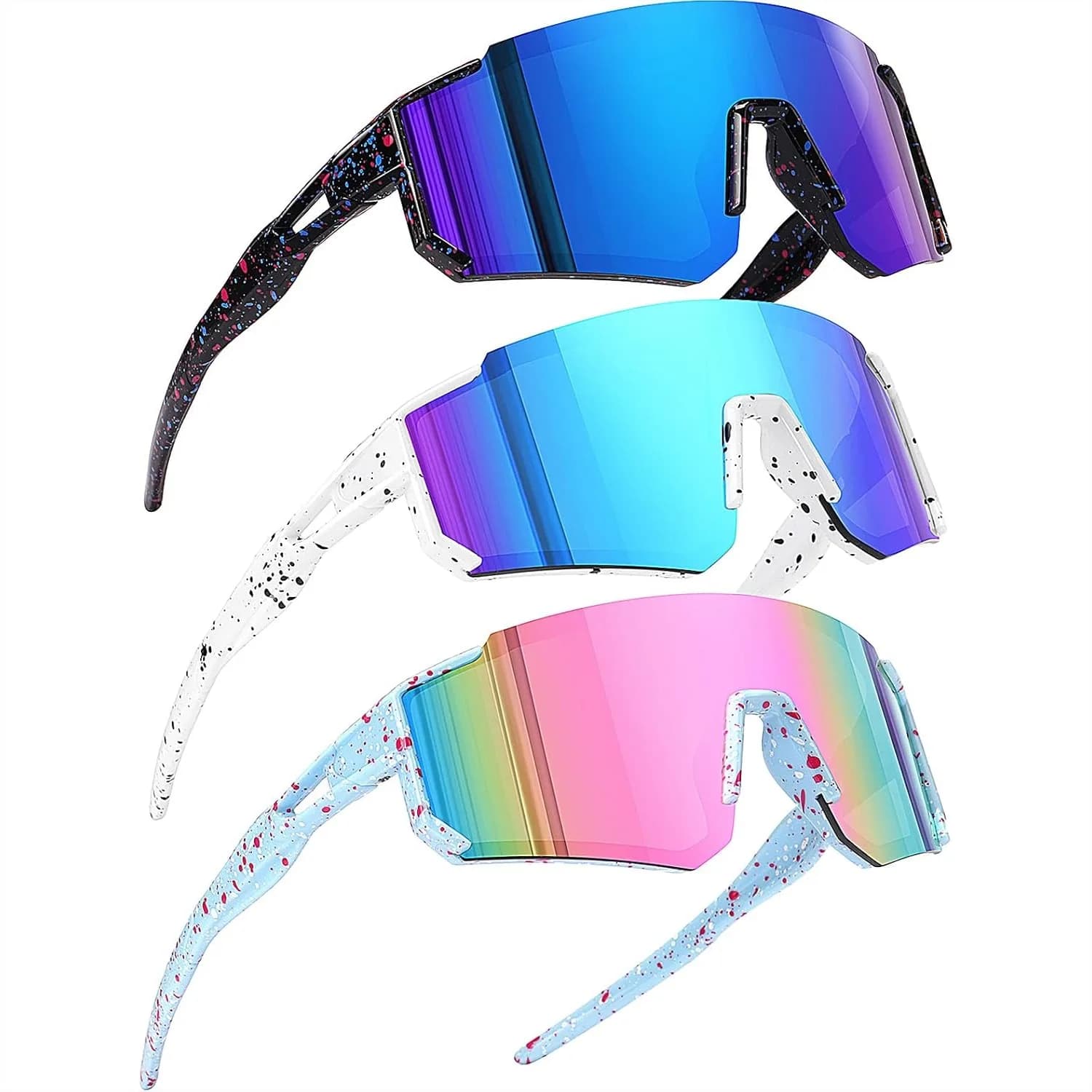 Youth Baseball Sunglasses For Kids Boys Girls Sports Cycling Glasses UV400 Protection