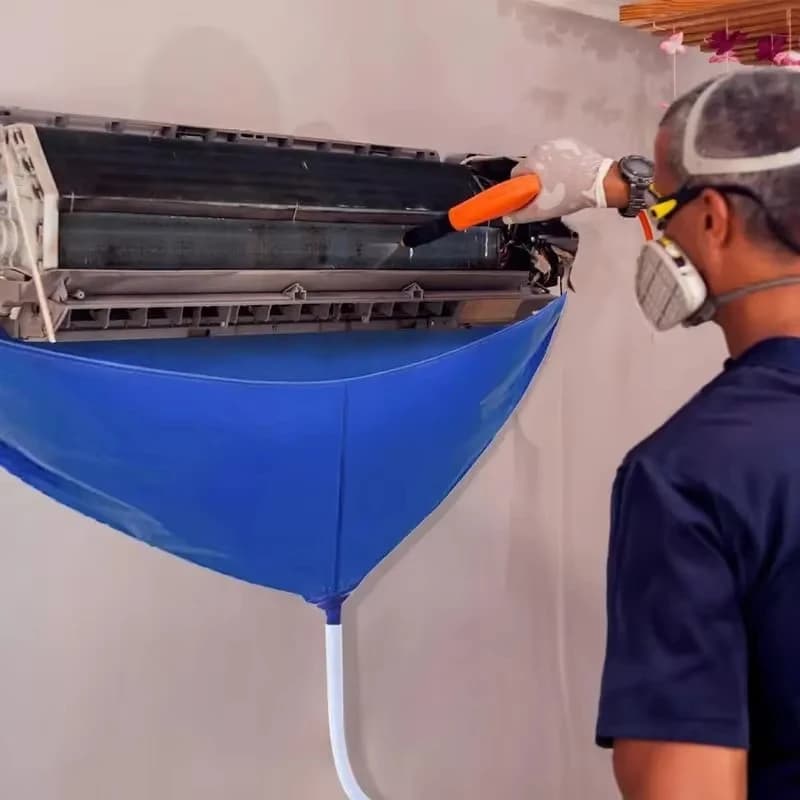 1/5/7pcs Air Conditioner Cleaning Bag Waterproof Drain for Washing Conditioning Water Drain-Pipe Ac Cleaning Kit Aircon Cleaner