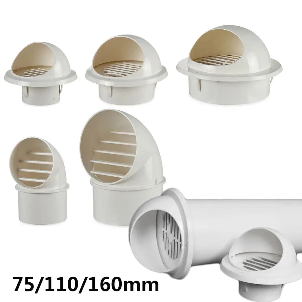 Round Air Circular Prevents Parasites Air Intake Cover Air Intake Air Intake Waterproof Tape Ventilation Grills For Outdoor Wall Air Intake Channeling