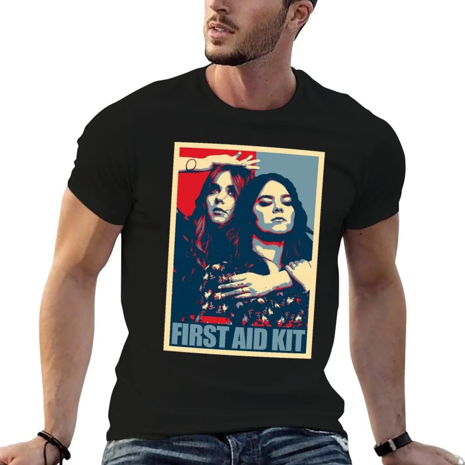 T-shirt First Aid Kit, t-shirt da uomo, 100% cotone, t-shirt da uomo di marca di lusso, t-shirt in cotone, t-shirt casual da uomo