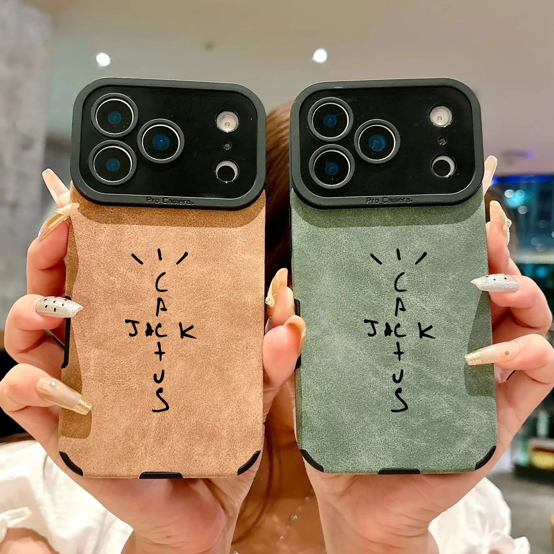 Custodia per telefono in pelle microfibra per iphone 17 16 15 14 plus 13 12 11 pro max 16E AIR cover Custodie streetwear hip-hop di lusso funda