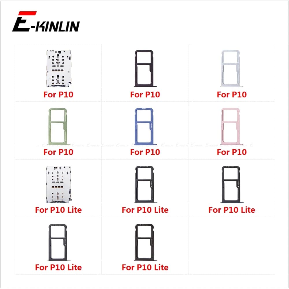Sim Micro SD Card Socket Holder Adapter Container Connector Slot Tray Reader For HuaWei P10 Lite WAS-LX1 LX1A LX2 LX2J LX3 L03T