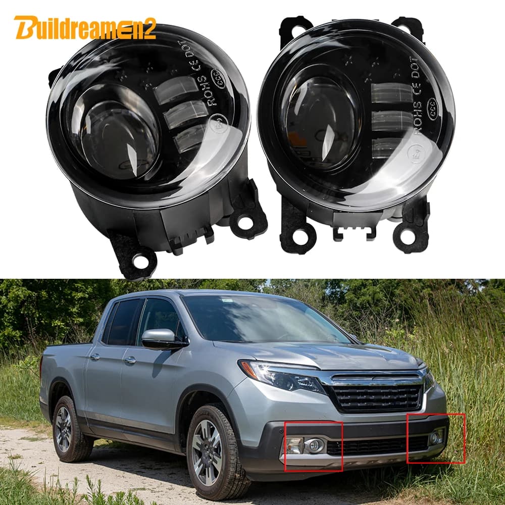 2X30W 3000LM LED Lente Fendinebbia Montaggio Per Honda Ridgeline 2017 2018 2019 Ad Alta Luminosità Auto Fendinebbia Anteriore H11