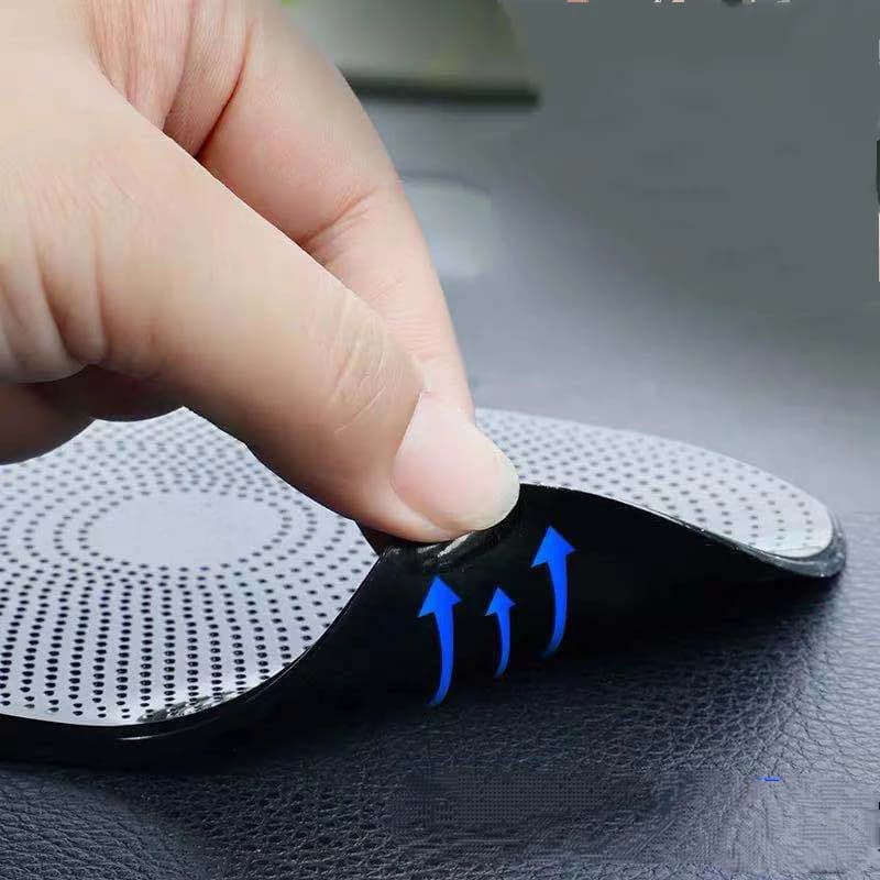 Car dashboard anti-slip pad - Super sticker holder with extra thick design for mobile phones, keys and glasses