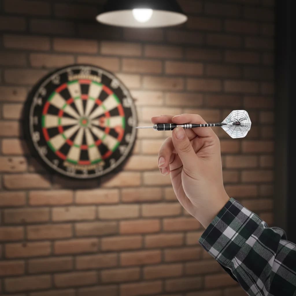 Set di 3 Freccette Professionali da 23,5g con Punta in Acciaio, Accessori per Giochi di Intrattenimento Indoor e Outdoor