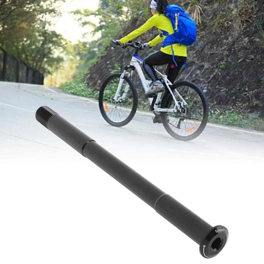 Perno Passante per Bicicletta in Lega di Alluminio, Adattatore per Mozzo Bici Leggero e Cavo, Passo Filettatura 1.0/1.5mm, Lunghezza 117/168/185mm