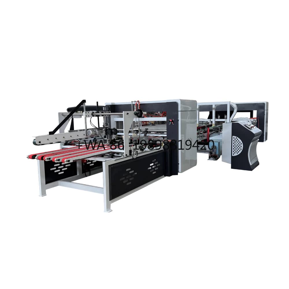 Gluer Cucitrice Macchine per cucire Scatole di cartone Macchina per cucire Cartella completamente automatica per scatole ondulate