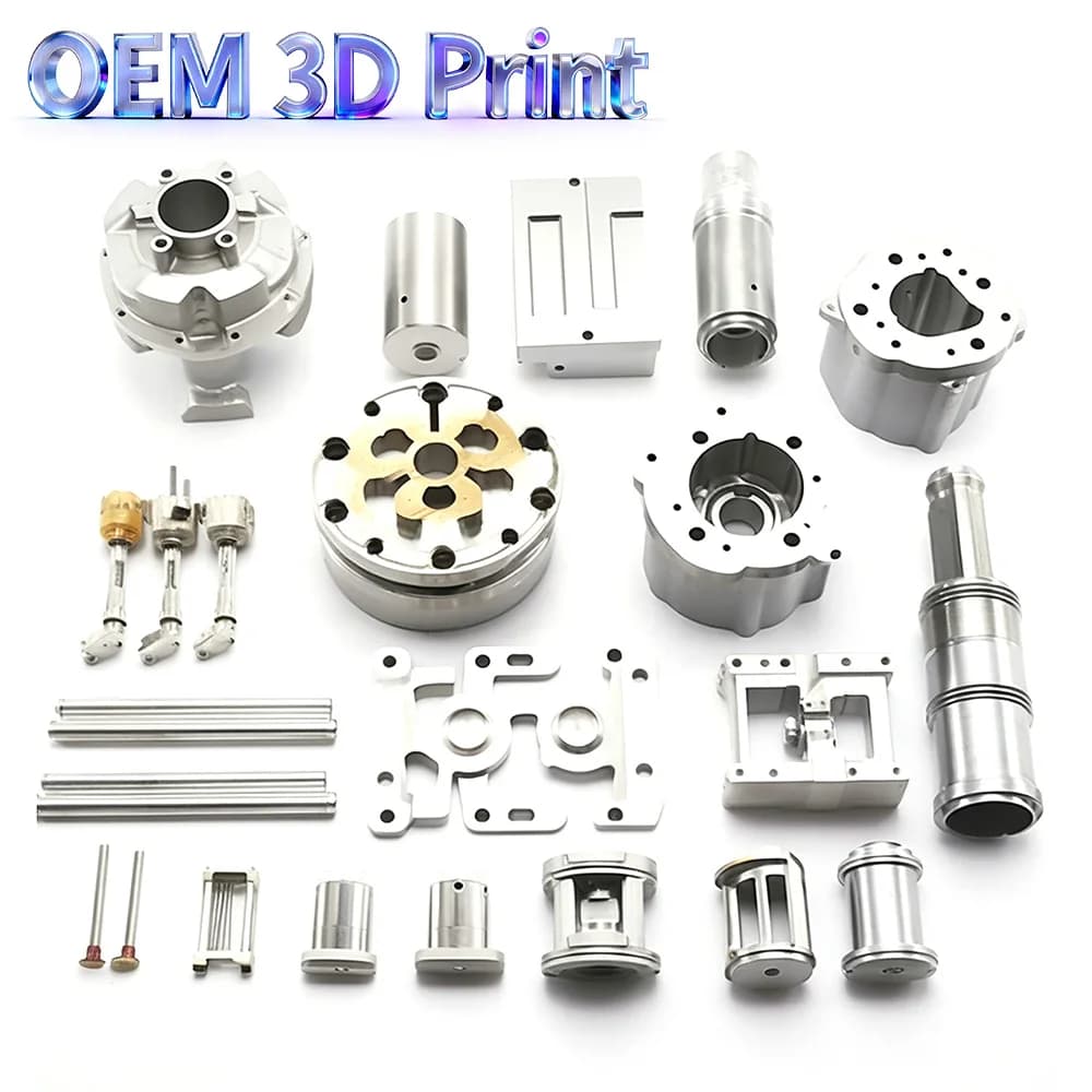 Custom STL Files 3D Printing Services Metal SLM CNC Machining Services Aluminum, Titanium Alloy and Stainless Steel 3D Printers
