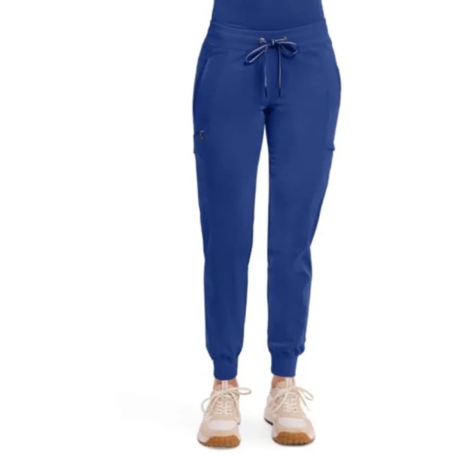 Pantaloni Scrub da Donna Healing Hands con 7 Tasche, Elastico con Coulisse, Tecnologia Traspirante e Elasticizzata in Due Direzioni - 9244