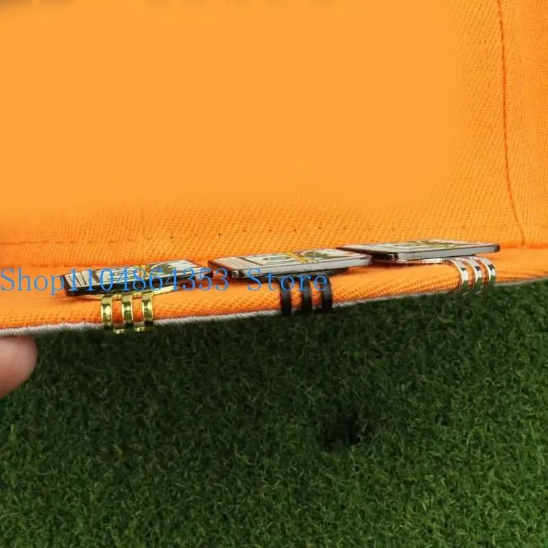 652F Pennarelli per palline da golf con banconota da dollaro con accessorio per borsa da golf con clip magnetica per cappello
