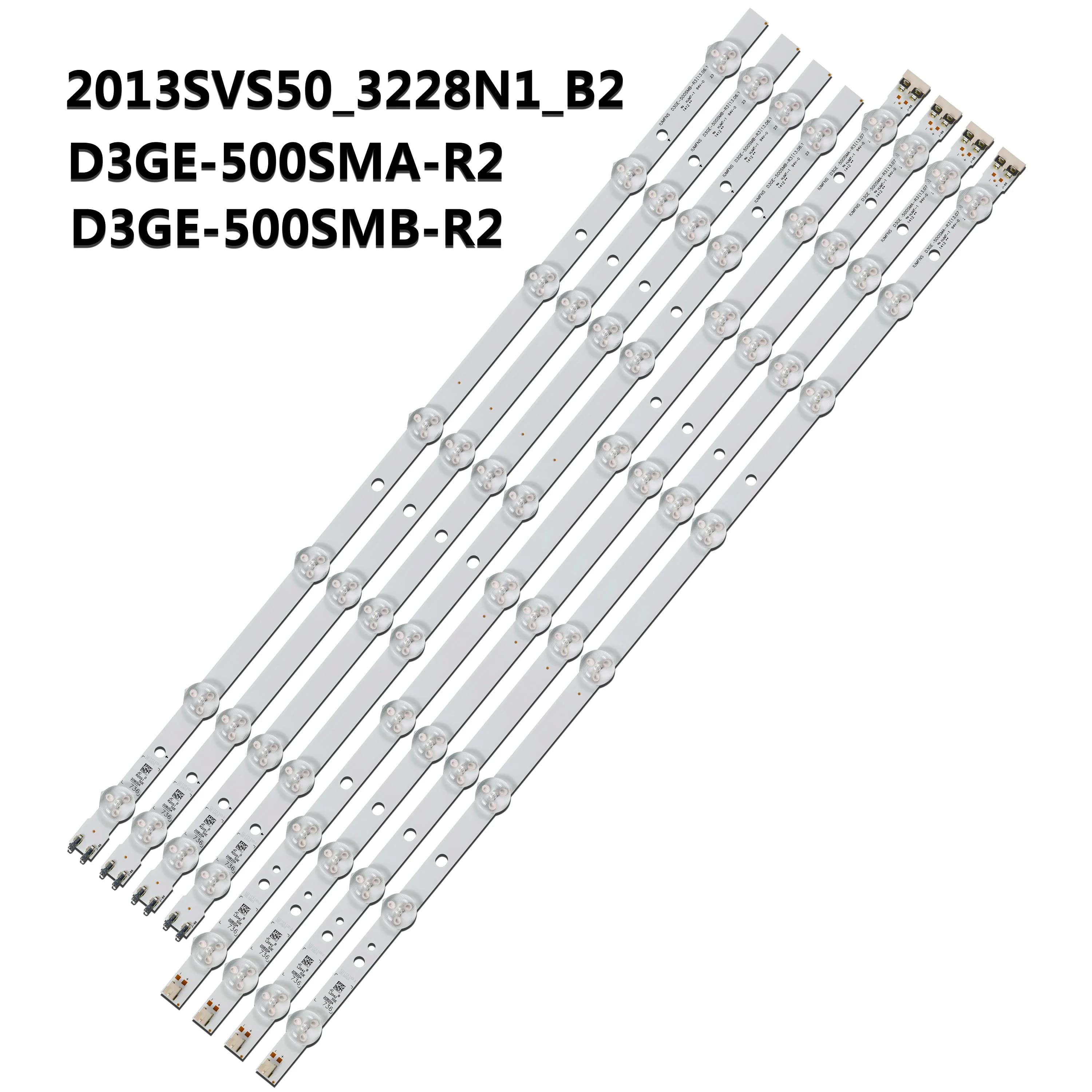 LED Strips for D3GE-500SMA-R3 D3GE-500SMB-R2 UN50FH5303F UN50FH5303G UN50FH5303H UN50FH5303K UN50H5300F DF500BGA-B1 DH050CSA-B2
