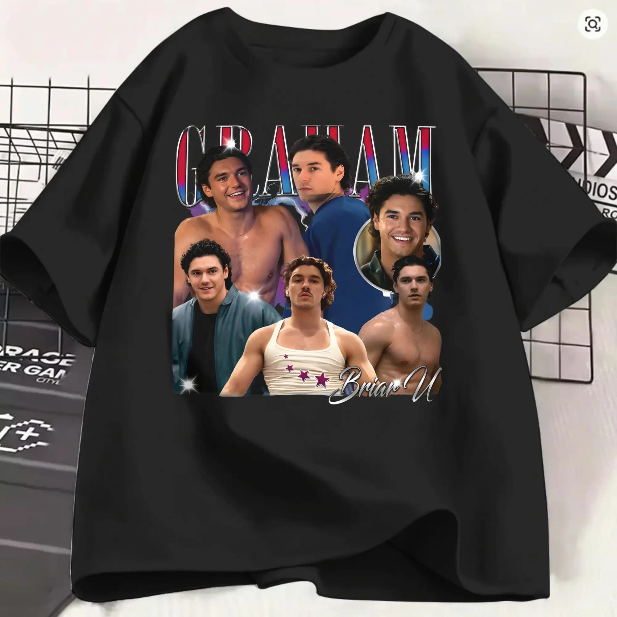 Off-Campus T-Shirt for Men Garrett Graham Fashion 100% Cotton Tee Shirt Crewneck Short Sleeve T Shirts Birthday Gift Clothes