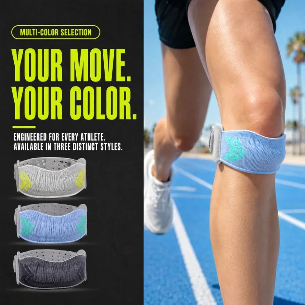 Shock Absorption Patellar Tendon Strap Elastic Breathable Knee Brace Protection Knee Thickened Knee Strap Band Jump Rope