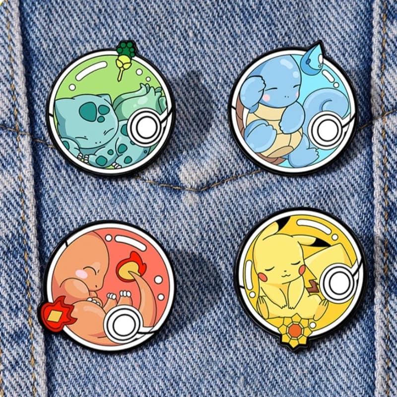 4 Pezzi Spilla in Smalto Anime Giapponese Elfo, Simpatica Spilla a Cartone Animato per Zaino, Abbigliamento, Accessori, Gioielli, Regali per Amici