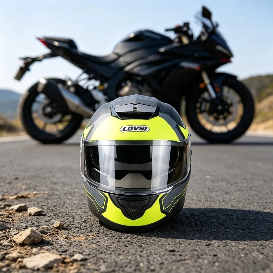 Unisex Full Face Motorcycle Helmet DOT Certified Mountain Road Off-Road Electric Bike Winter Rally Four Seasons Protection