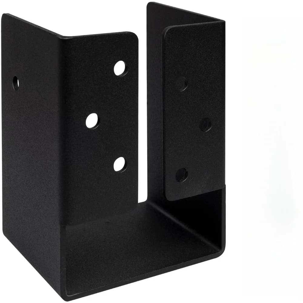1 Pezzo Staffa Nascosta in Alluminio 4"x6" per Pannello Artistico, Ringhiera per Dondolo a Trave e Recinzione